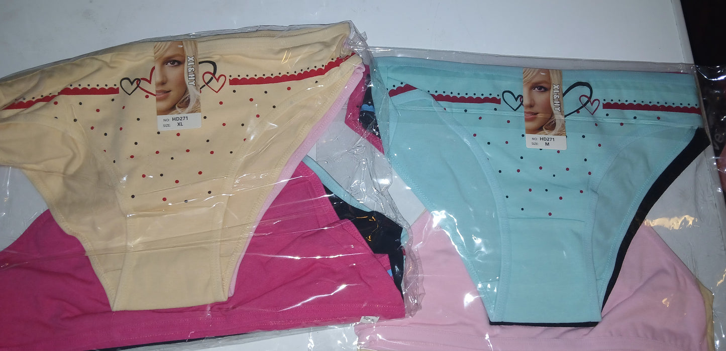 Wholesale women underwear(5 pieces/ea. Bag)