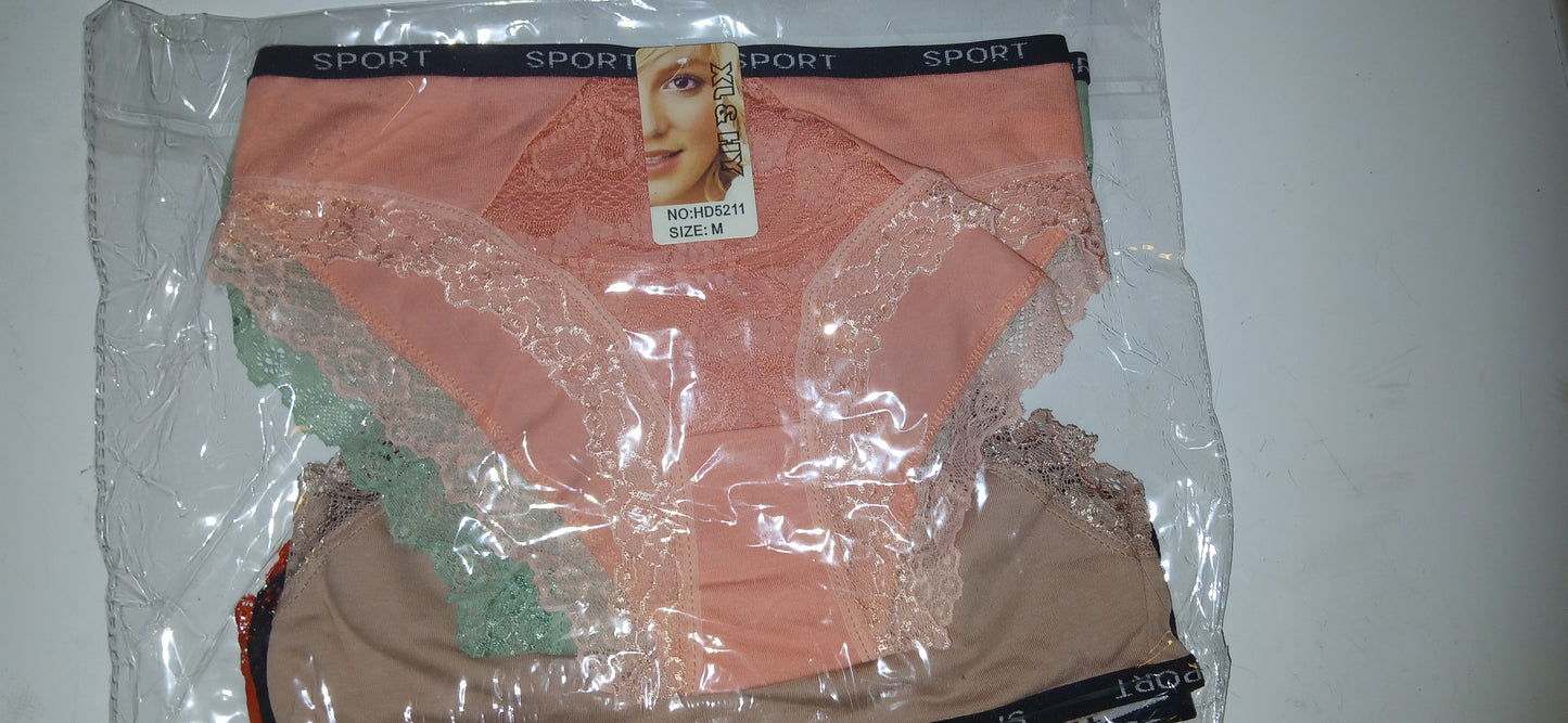 Wholesale women underwear(5 pieces/ea. Bag)