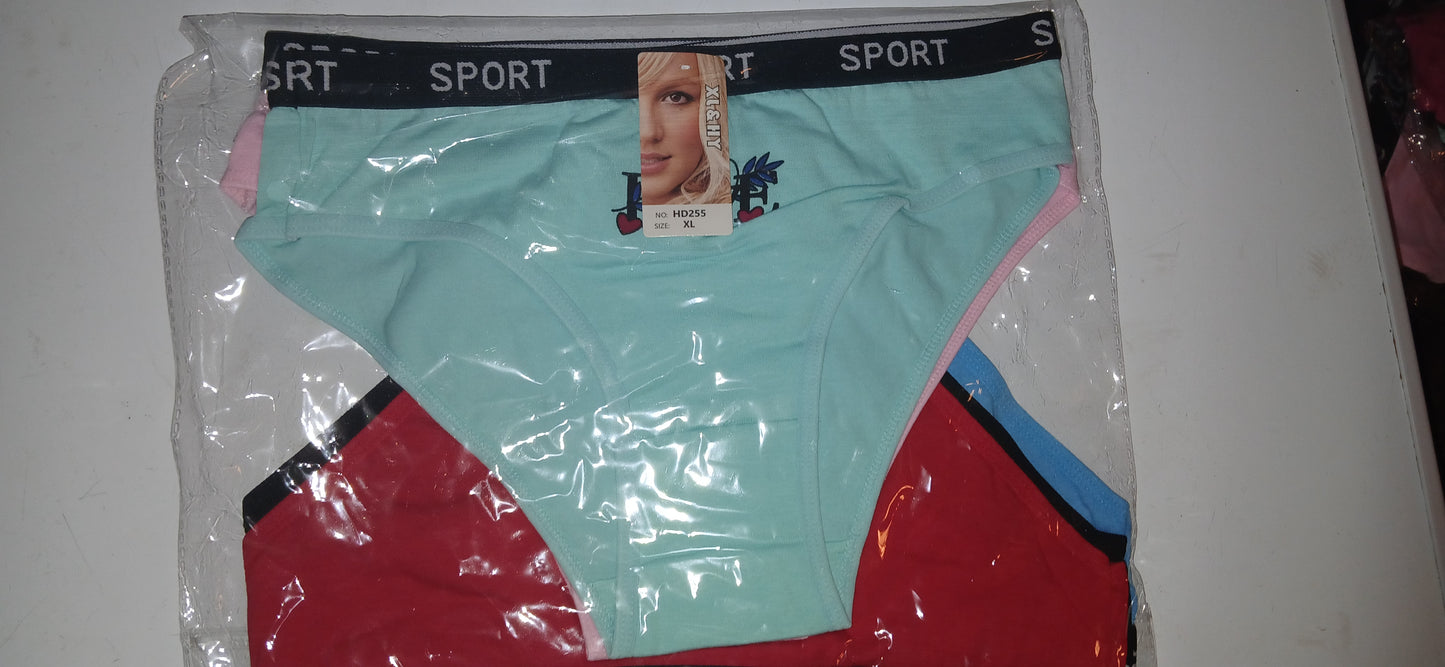 Wholesale women underwear(5 pieces/ea. Bag)