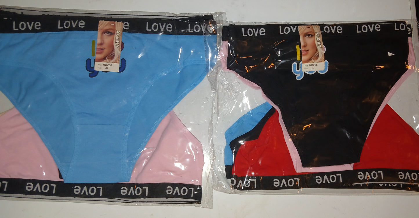Wholesale women underwear(5 pieces/ea. Bag)