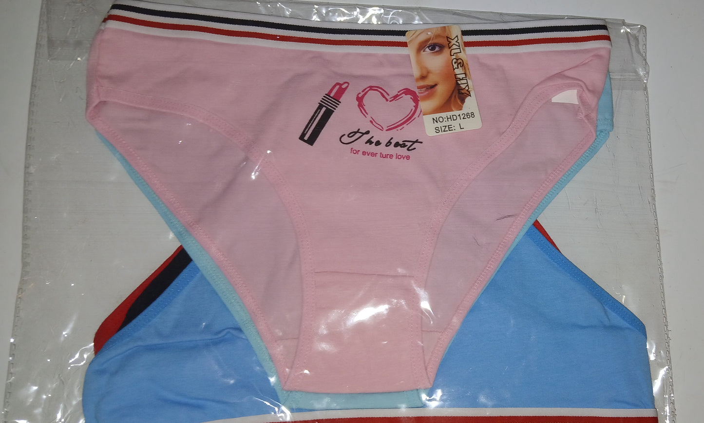 Wholesale women underwear(5 pieces/ea. Bag)